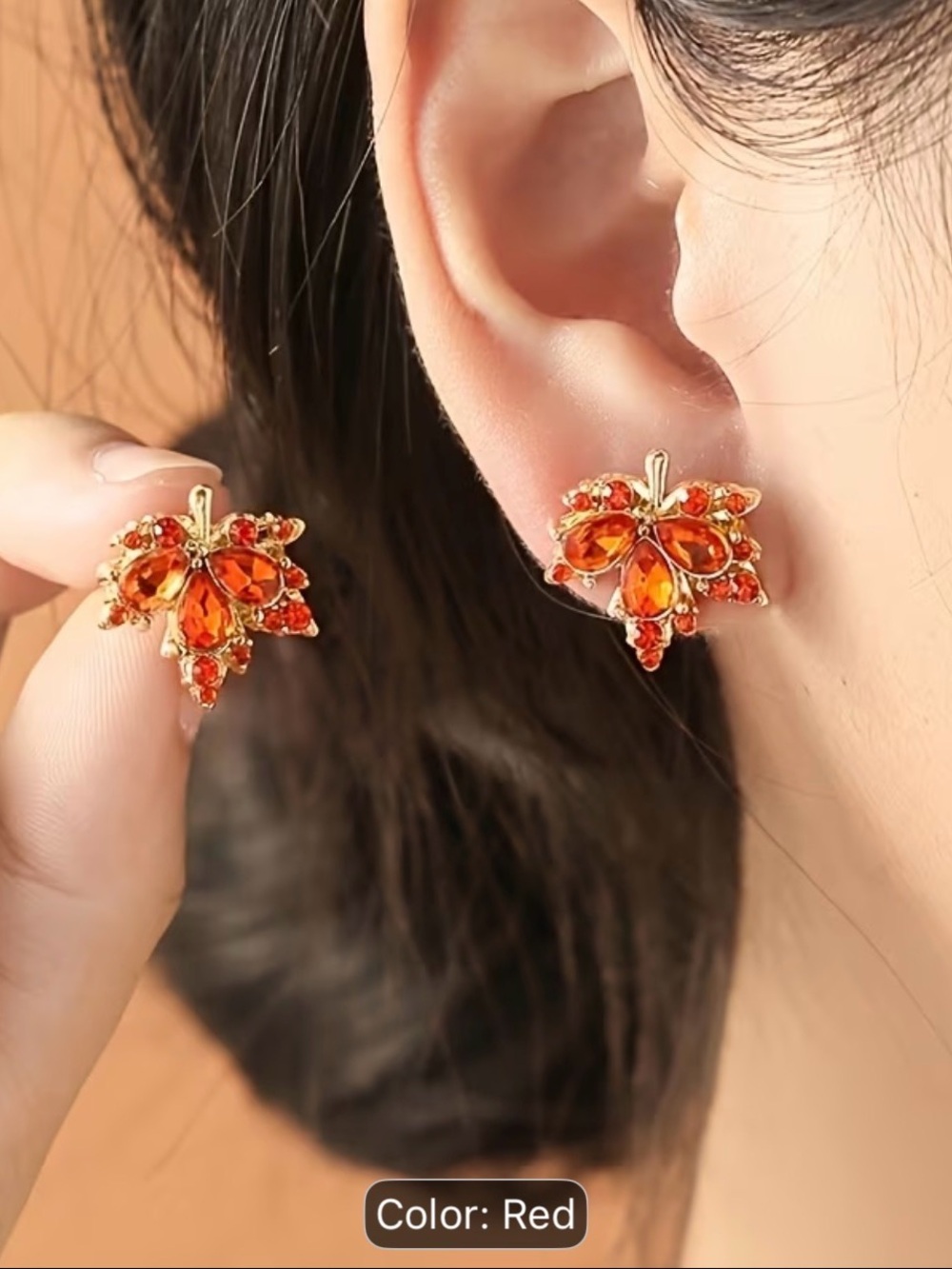 Maple Leaf  Stud Earrings